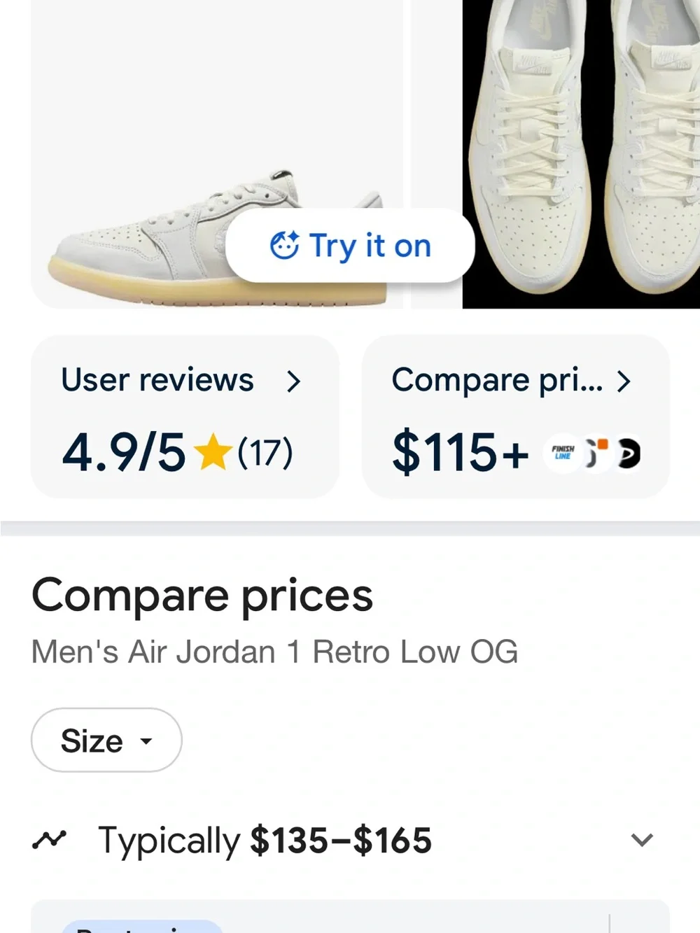 NIKE Air Jordan 1 retro low OG